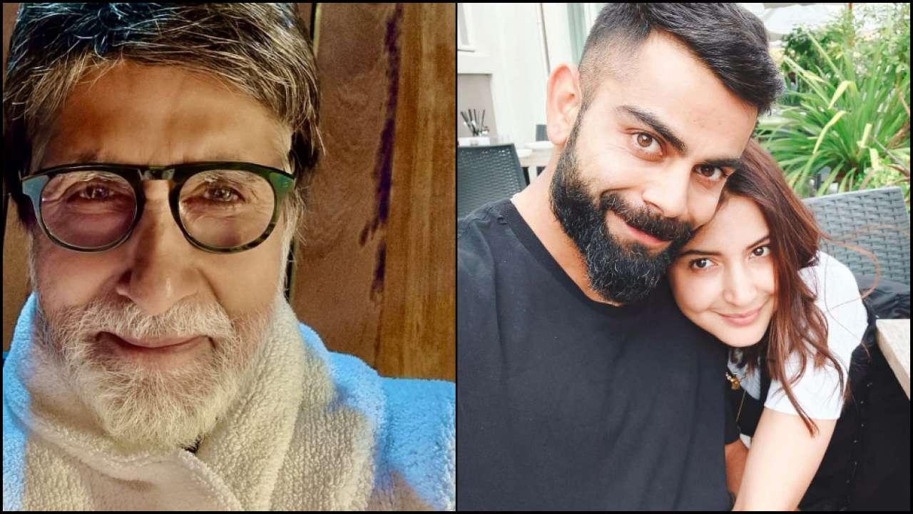With due respects to Anushka Sharma and Virat Kohli', Amitabh Bachchan pokes fun at couple with a joke With due respects to Anushka Sharma and Virat Kohli', Amitabh Bachchan pokes fun at couple with a joke