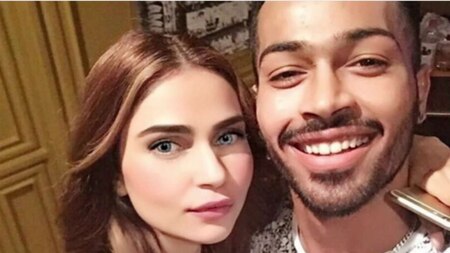 Hardik Pandya and Lisha Sharma