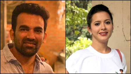 Zaheer Khan and Isha Sharvani