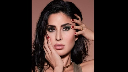 Katrina Kaif is a glam doll while promoting her makeup brand