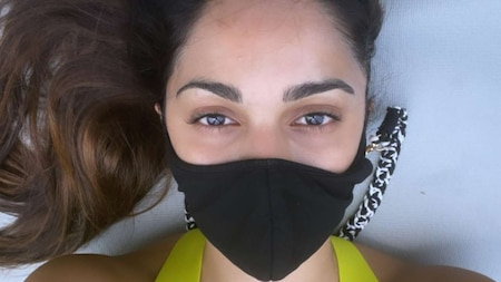 Kiara Advani masks up for her workout session