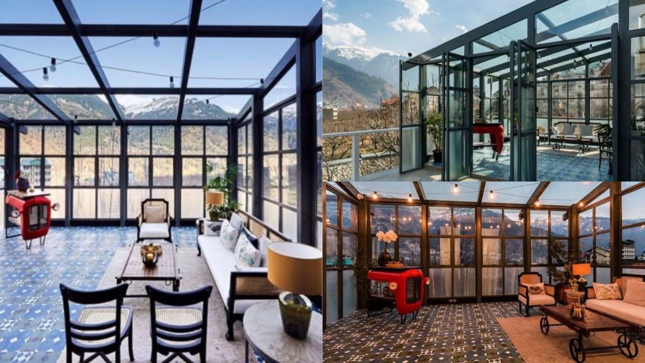 Kangana Ranaut's Manali home: Glass conservatory