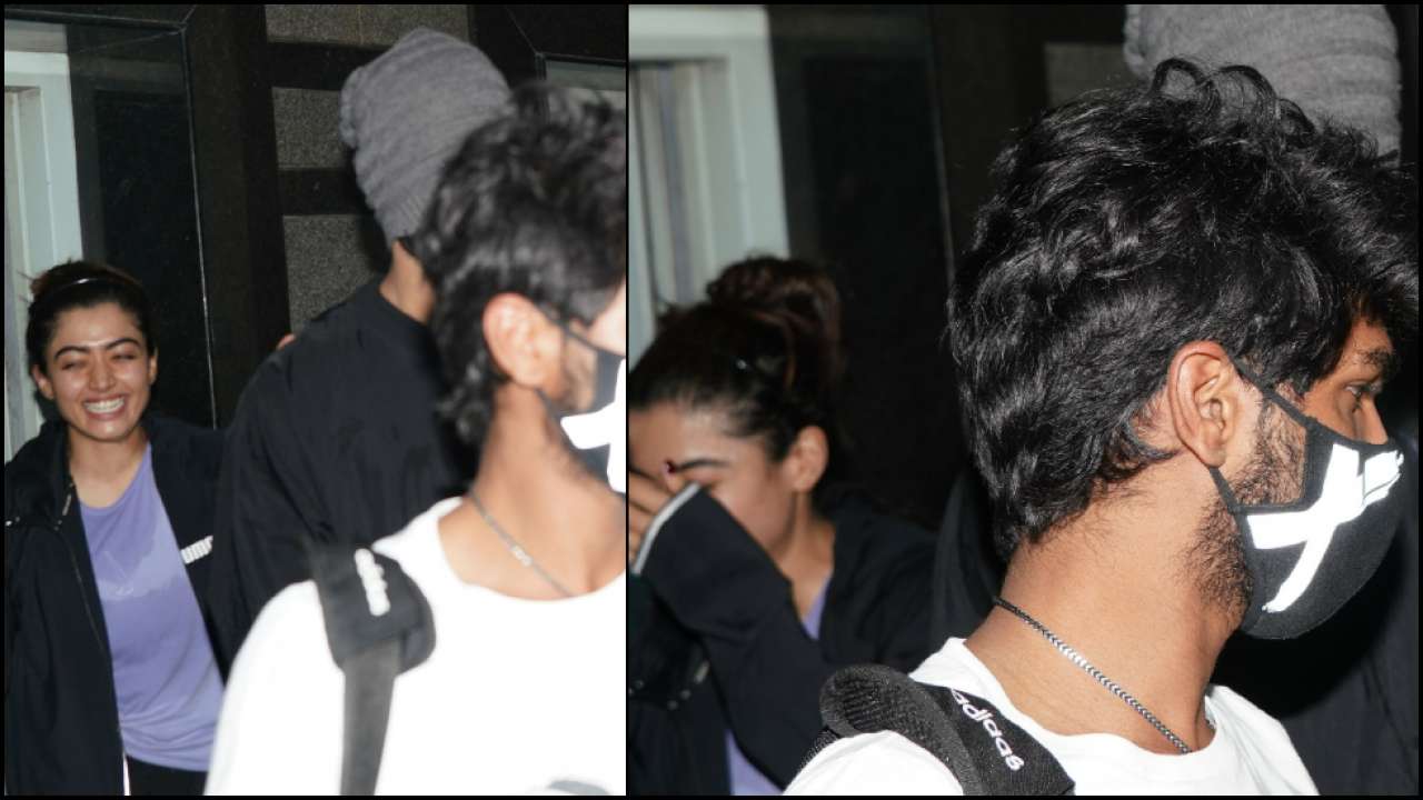 Vijay Deverakonda and Rashmika Mandanna snapped post workout session