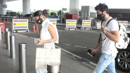 Ranbir Kapoor and Alia Bhatt's first outing post recovering from COVID-19