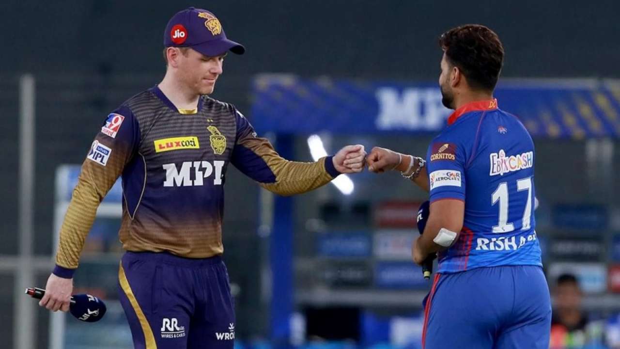 Eoin Morgan and Rishabh Pant