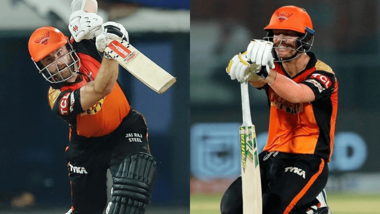 Kane Williamson and David Warner