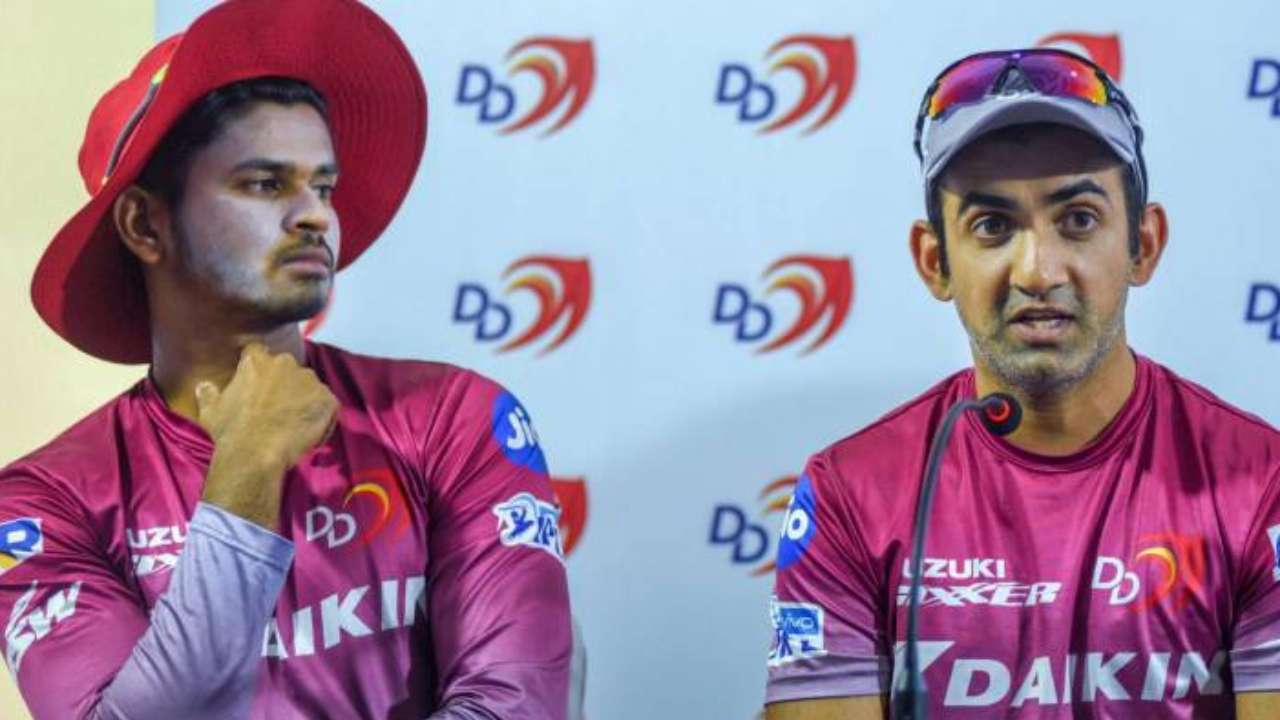 Shreyas Iyer and Gautam Gambhir - Delhi Daredevils (2018)