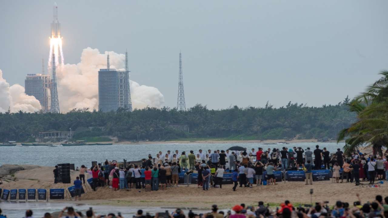 Out-of-control Chinese rocket is falling back to Earth — but where?