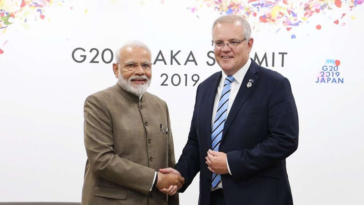 PM modi and scott morrison