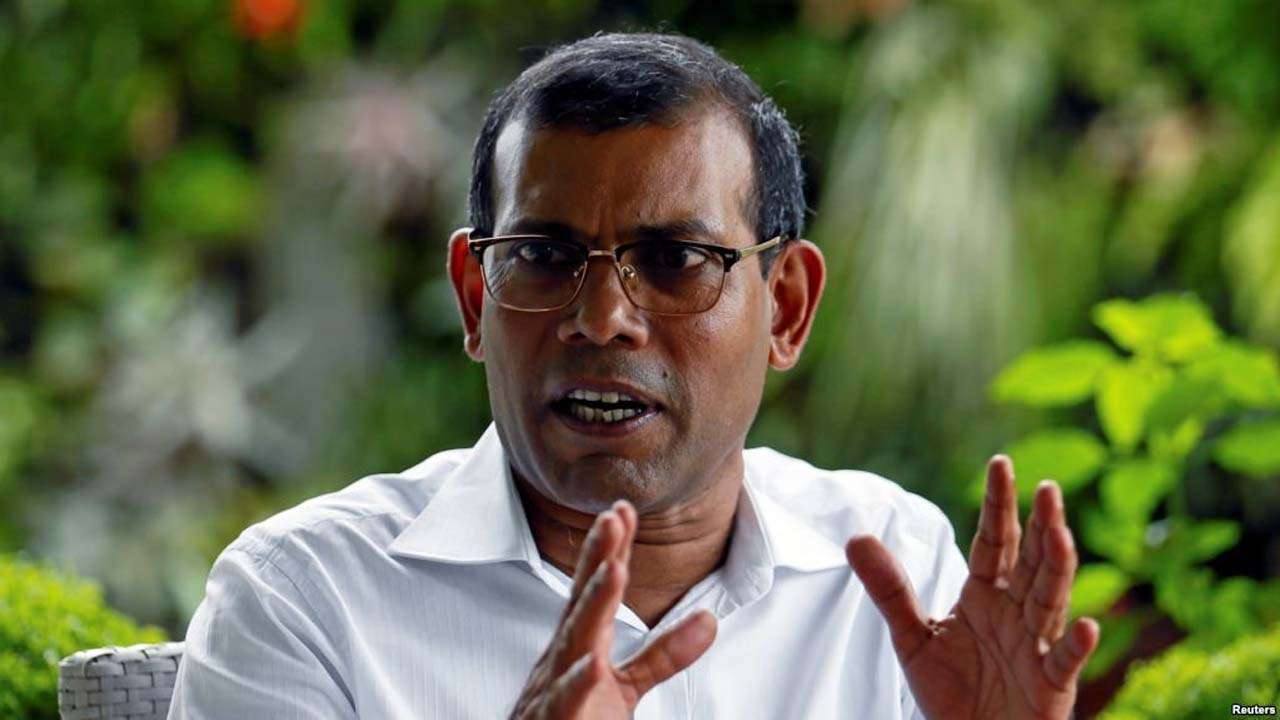 Former Maldives president Mohamed Nasheed