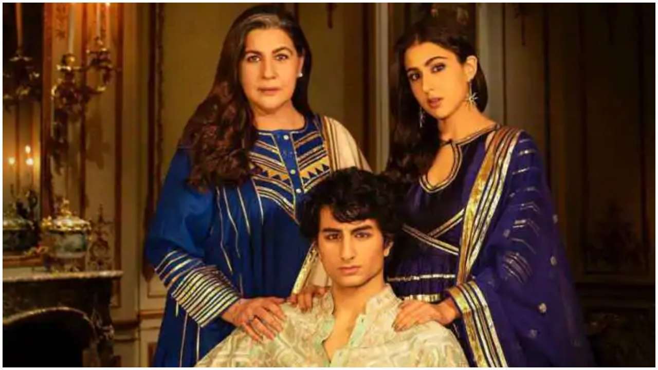 Amrita Singh - Sara Ali Khan, Ibrahim Ali Khan