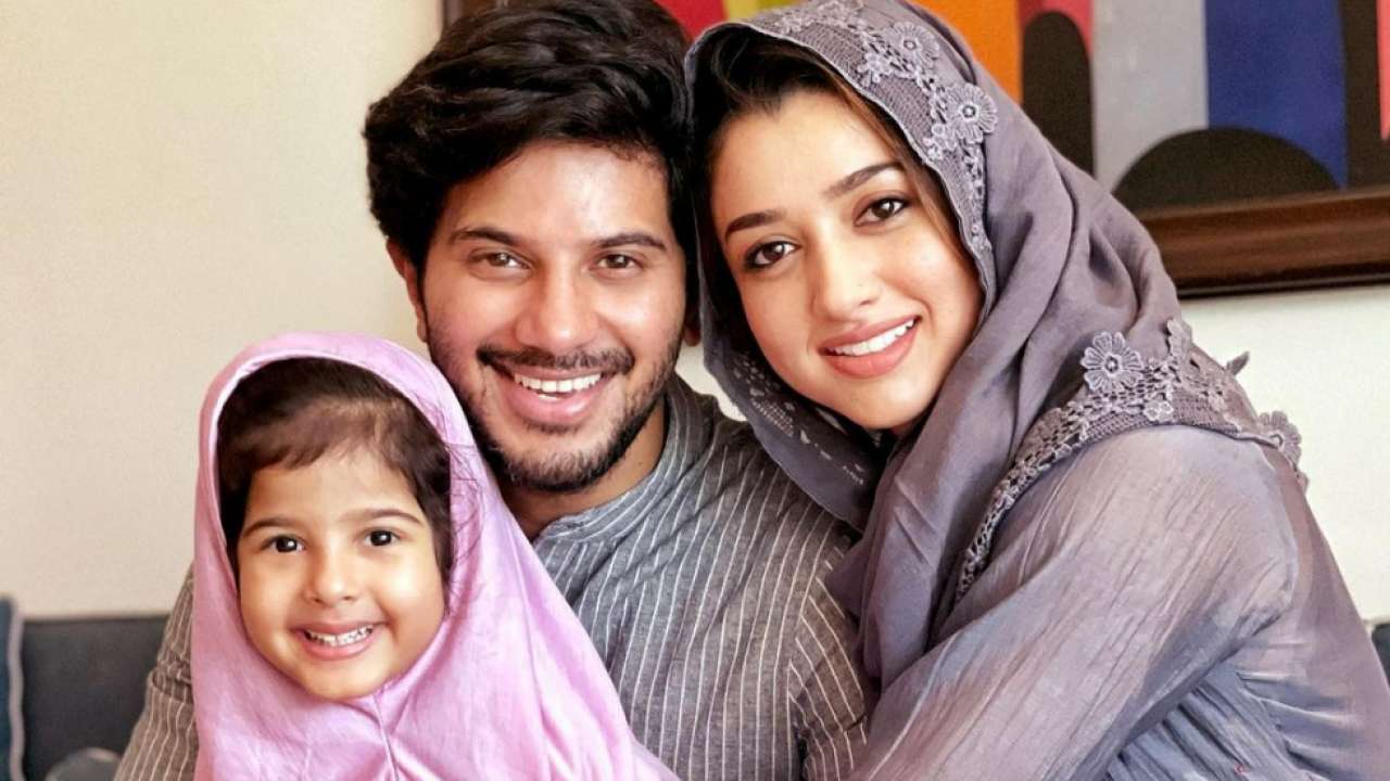 Eid 2021: Dulquer Salmaan's family photos feat wife Amaal, daughter Maryam  go viral