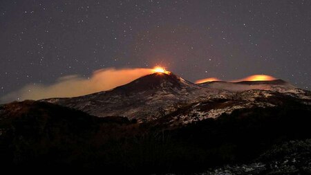 Mount Etna spewing lava every 48 hours