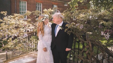 Boris Johnson, Carrie Symonds wedding photo