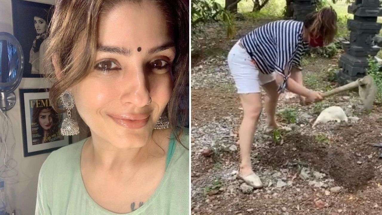 'Sach mien kiya': Raveena Tandon posts video proof after fans ask if she really did digging at her farm