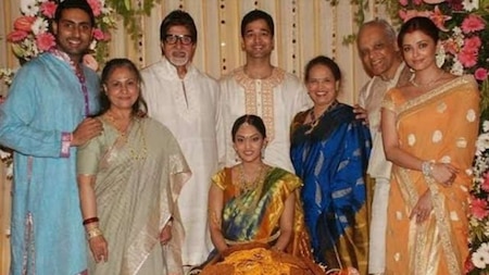 Rare photo of the Bachchan and the Rai clan together