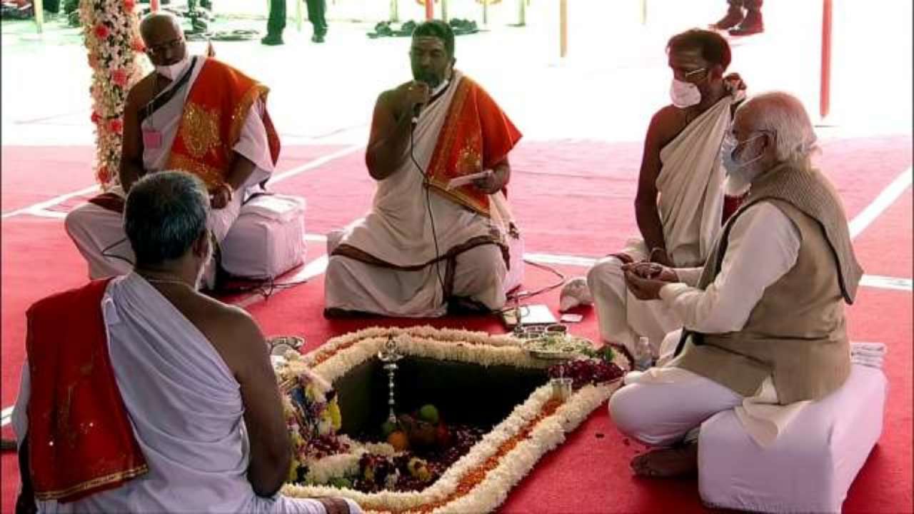Bhumi Pujan of new Parliament building