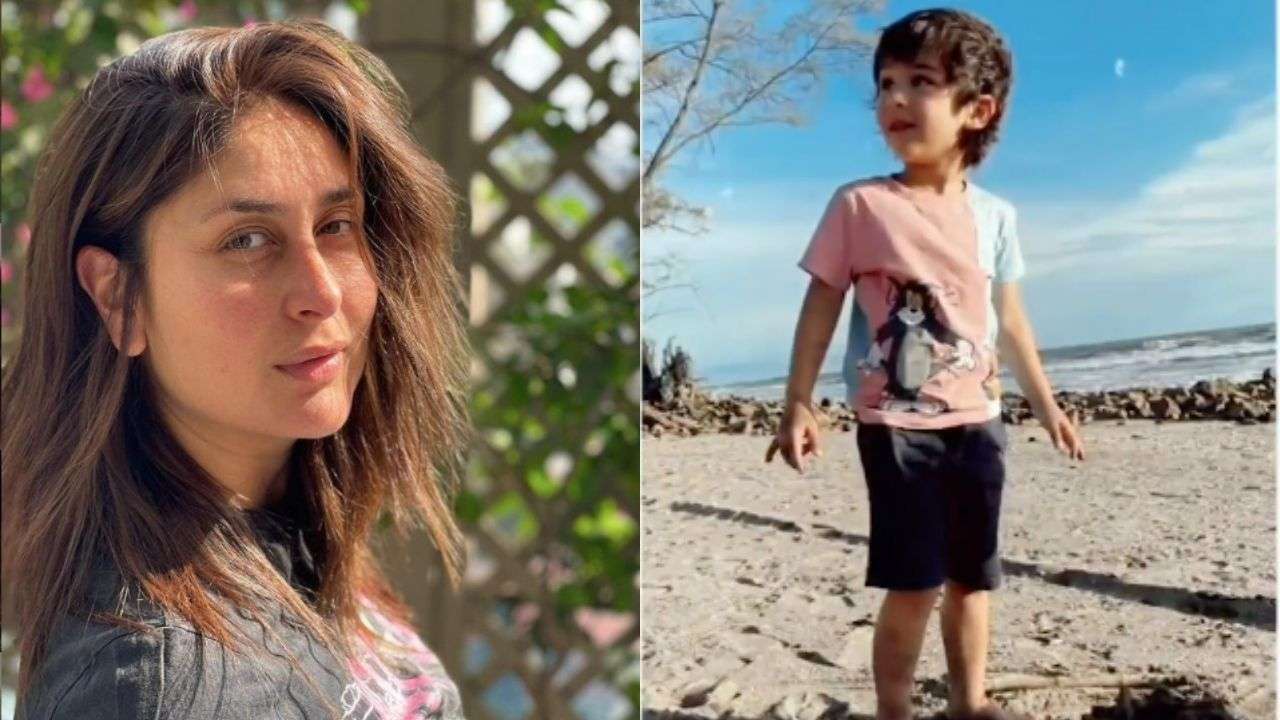 Kareena Kapoor Khan shares cute video of Taimur Ali Khan trying to build a sandcastle on World Environment Day