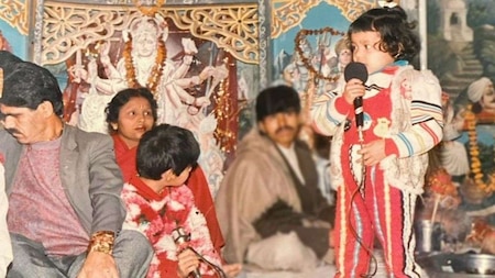 Neha Kakkar sang bhajans from a very young age