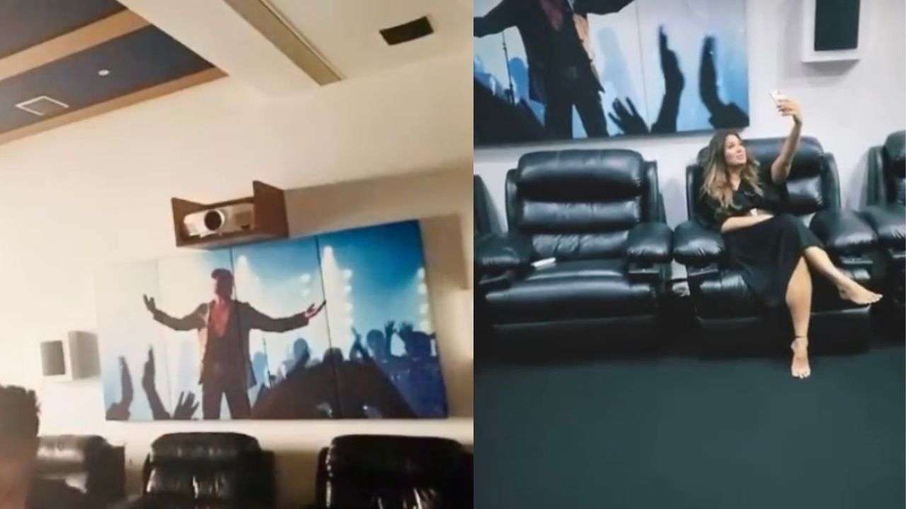 Himesh Reshammiya has a home theatre