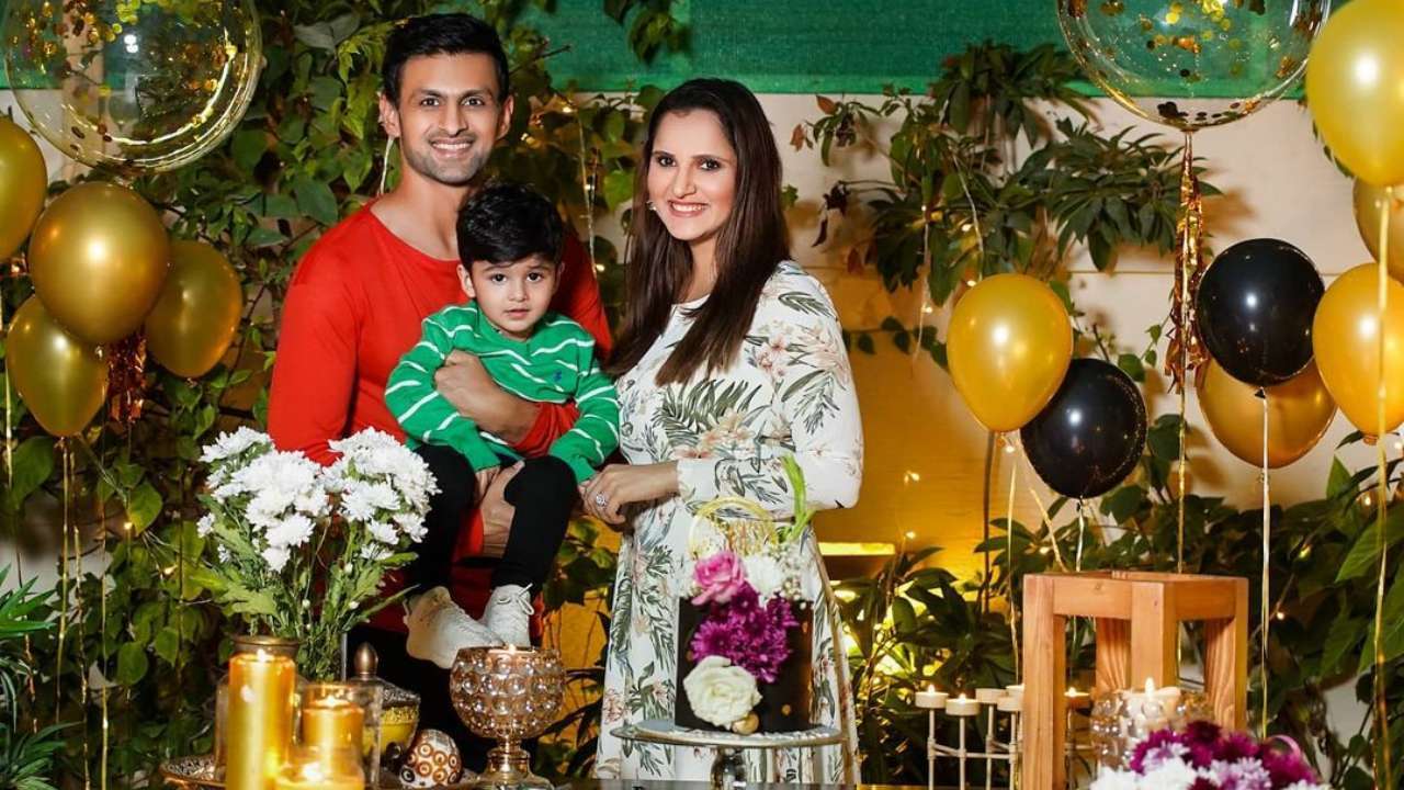 Sania Mirza and Shoaib Malik during COVID-19 pandemic