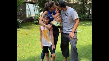 The couple has two children- Viaan and Samisha