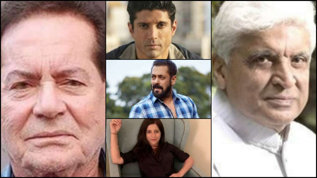 Salim Khan, Javed Akhtar, Farhan Akhtar, Salman Khan, Zoya Akhtar