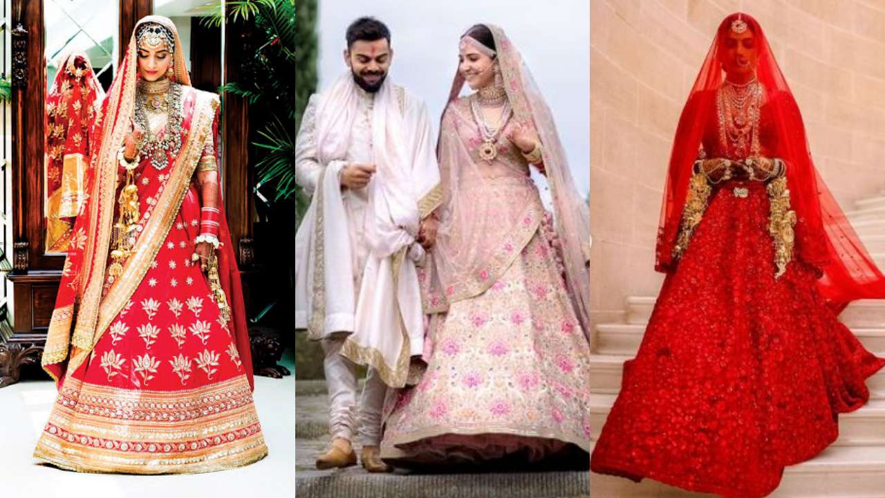 Anushka Sharma's Pretty Wedding Replica Lehenga Choli | Lehenga choli  wedding, Bollywood lehenga, Lehenga choli