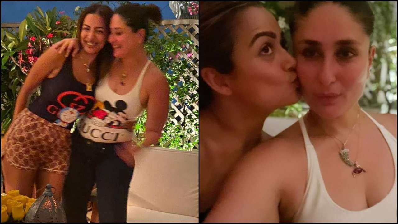 It's BFFs reunion for Kareena Kapoor Khan and Malaika Arora-Amrita Arora,  Arjun Kapoor also snapped