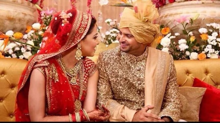 Suresh Raina and Priyanka Chaudhary's wedding