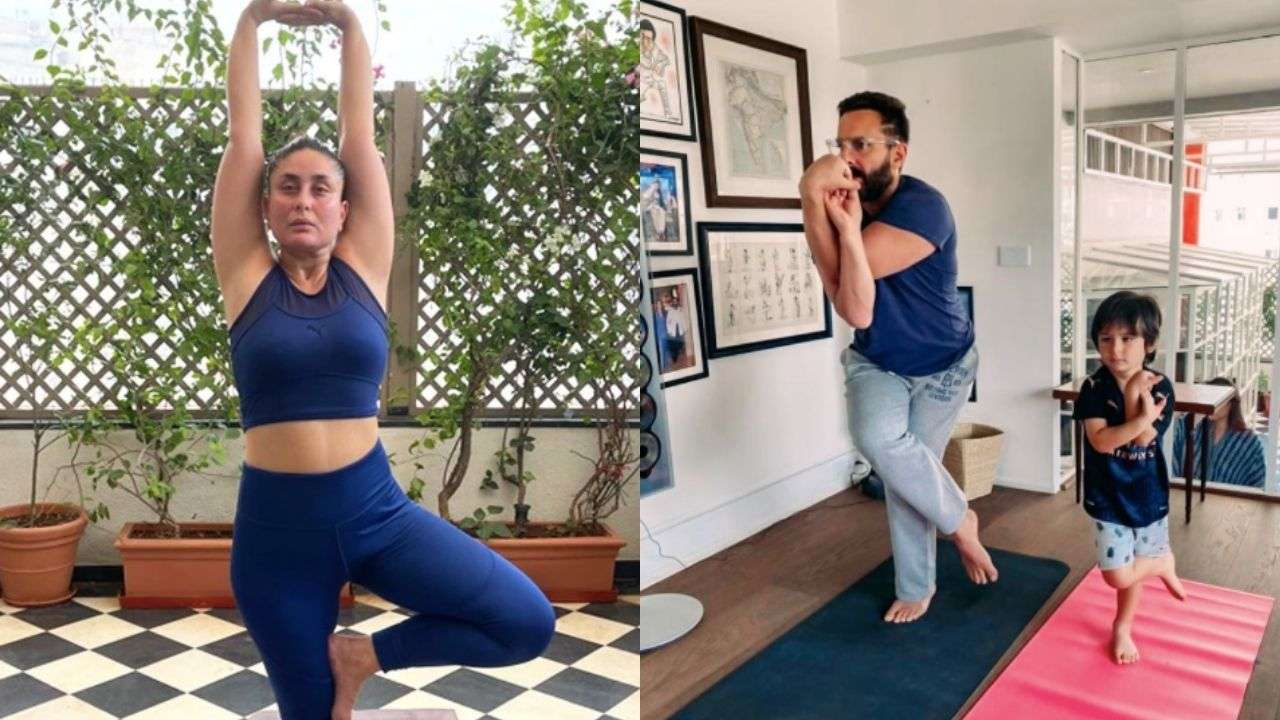 Kareena Kapoor Khan Shares Photos Of Saif Ali Khan Taimur Celebrating International Yoga Day In The Most Adorable Way Global Circulate