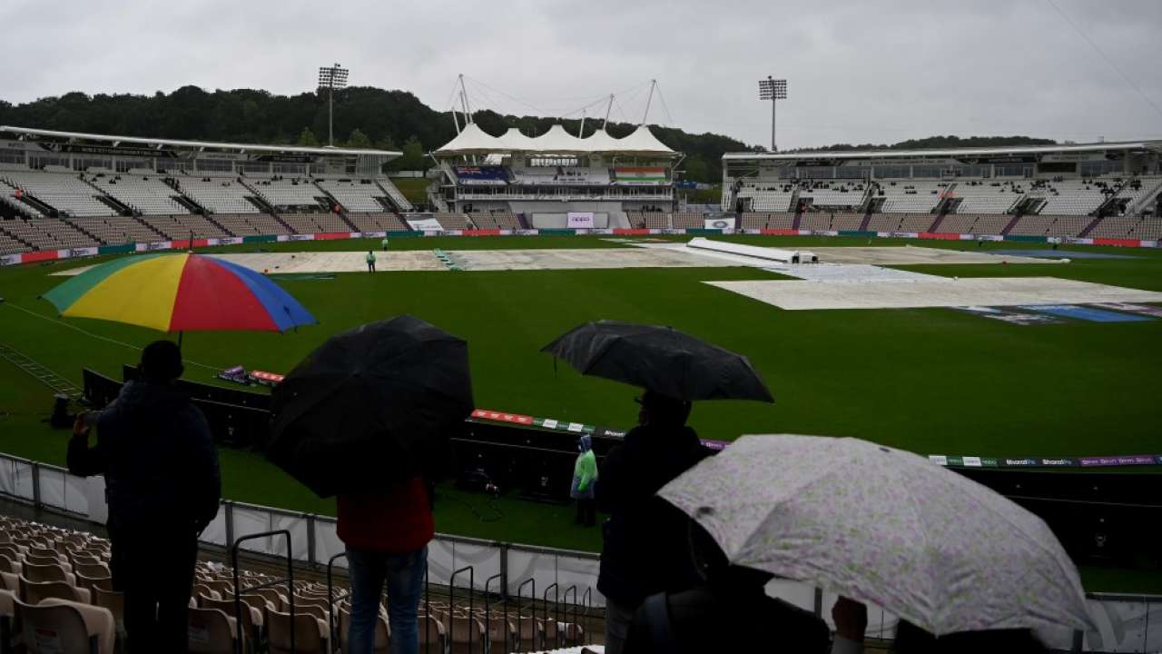 WTC final Southampton rain