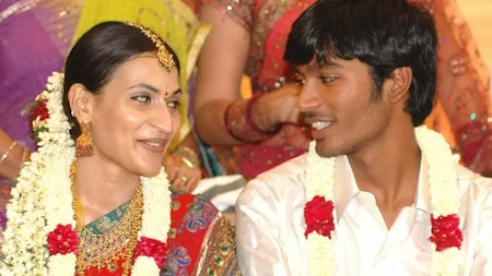 Who is Dhanush married to?