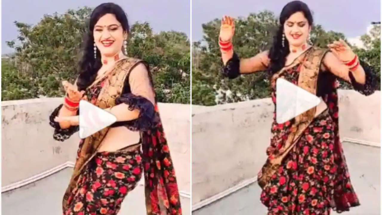 Woman dances on Govinda's song, video of desi thumka goes viral - WATCH