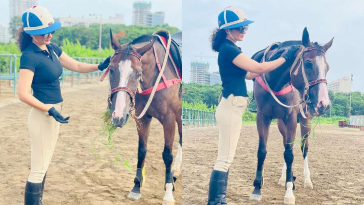 Kangana Ranaut expresses her love for animals in an adorable post while posing with her horse
