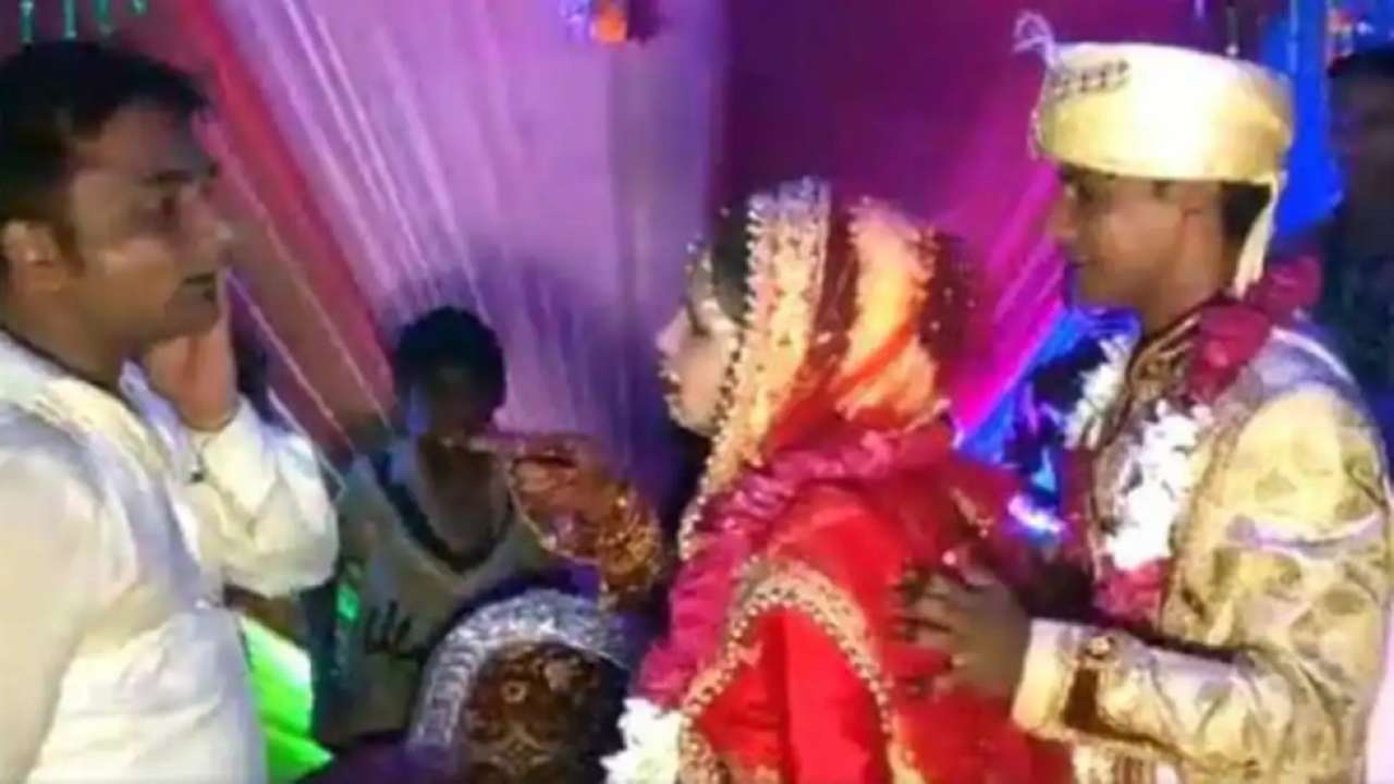 Dulhan ka Thappad! Bride slaps man who lifted her on stage in front of ...