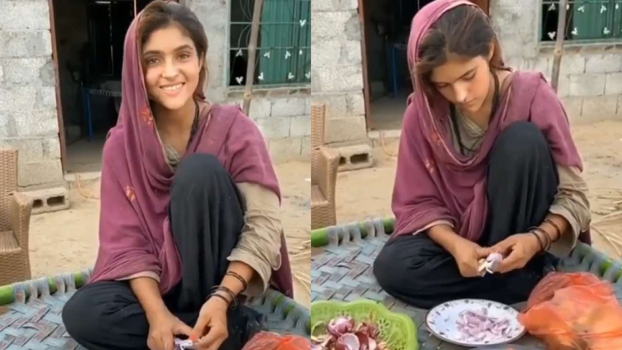 Watch VIRAL video of girl cutting vegetables, impressed netizens call her  Bollywood actress