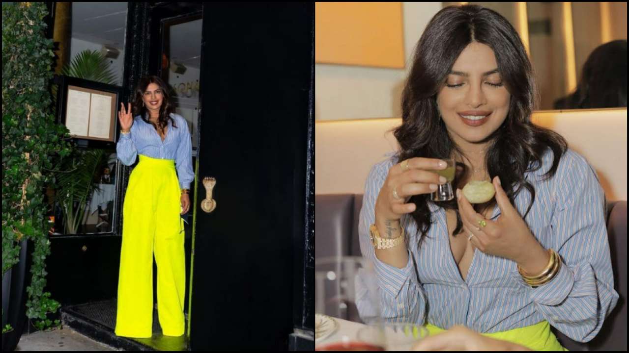 In Pics: Priyanka Chopra finally visits her Sona restaurant in New York, relishes Pani Puri