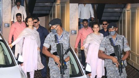 Kangana Ranaut snapped stepping out in the city