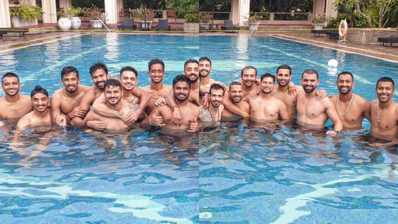 Ind Vs Sl 2021 Team India Enjoy In Swimming Pool Ahead Of Limited Over Series