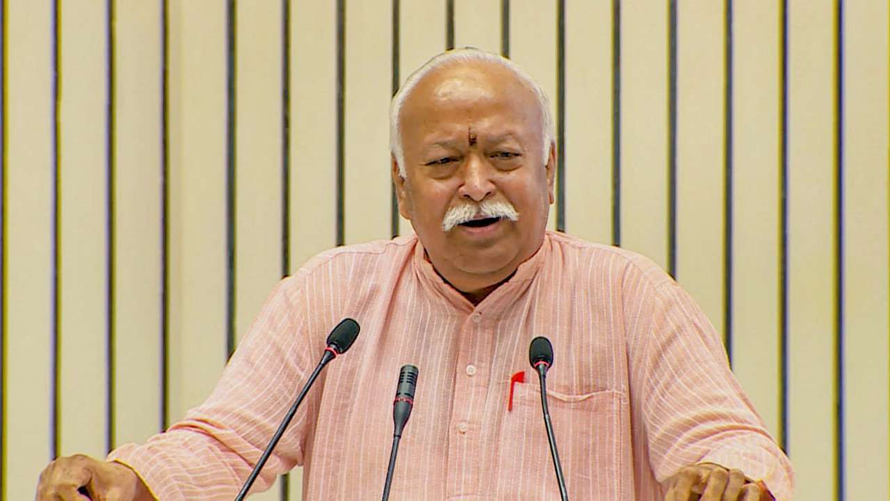 'If a Hindu says no Muslim should live in India, then the person is not Hindu’: RSS chief Mohan Bhagwat