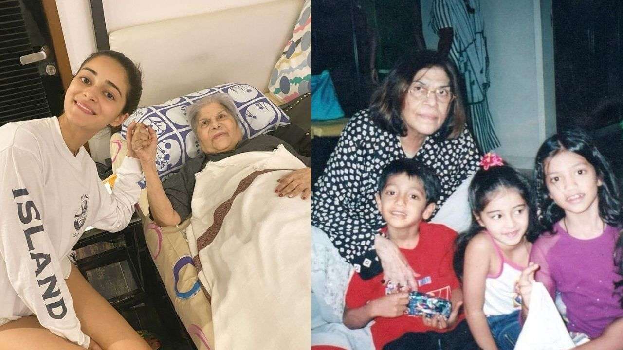 Ananya Panday pens heartbreaking note to mourn her 'angel' dadi's demise, shares throwback pics with Ahaan Panday