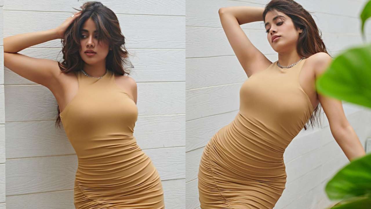 Janhvi Kapoor Flaunts Her Curves In A Sexy Bodycon Dress Shanaya