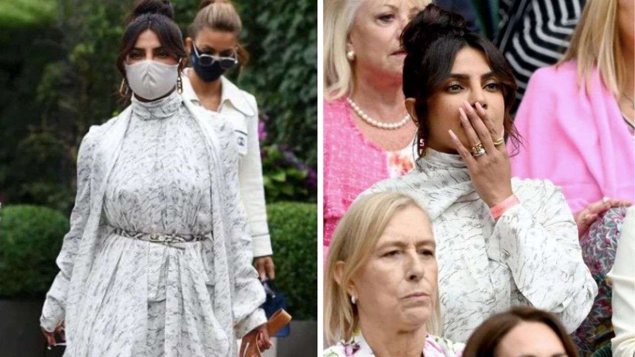 Priyanka Chopra Gets Trolled Compared To Kate Middleton For Her Dress At Wimbledon Finals Netizens Call Her Tacky