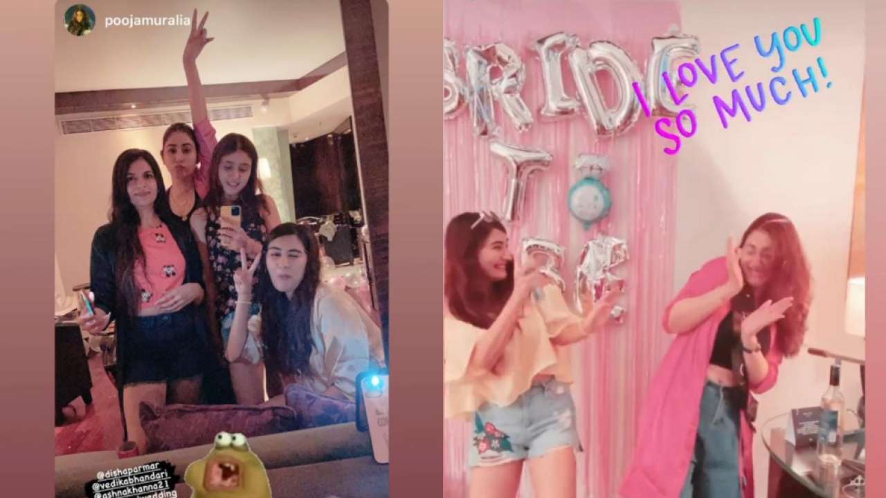 Disha Parmar looks excited as she has fun with her friends