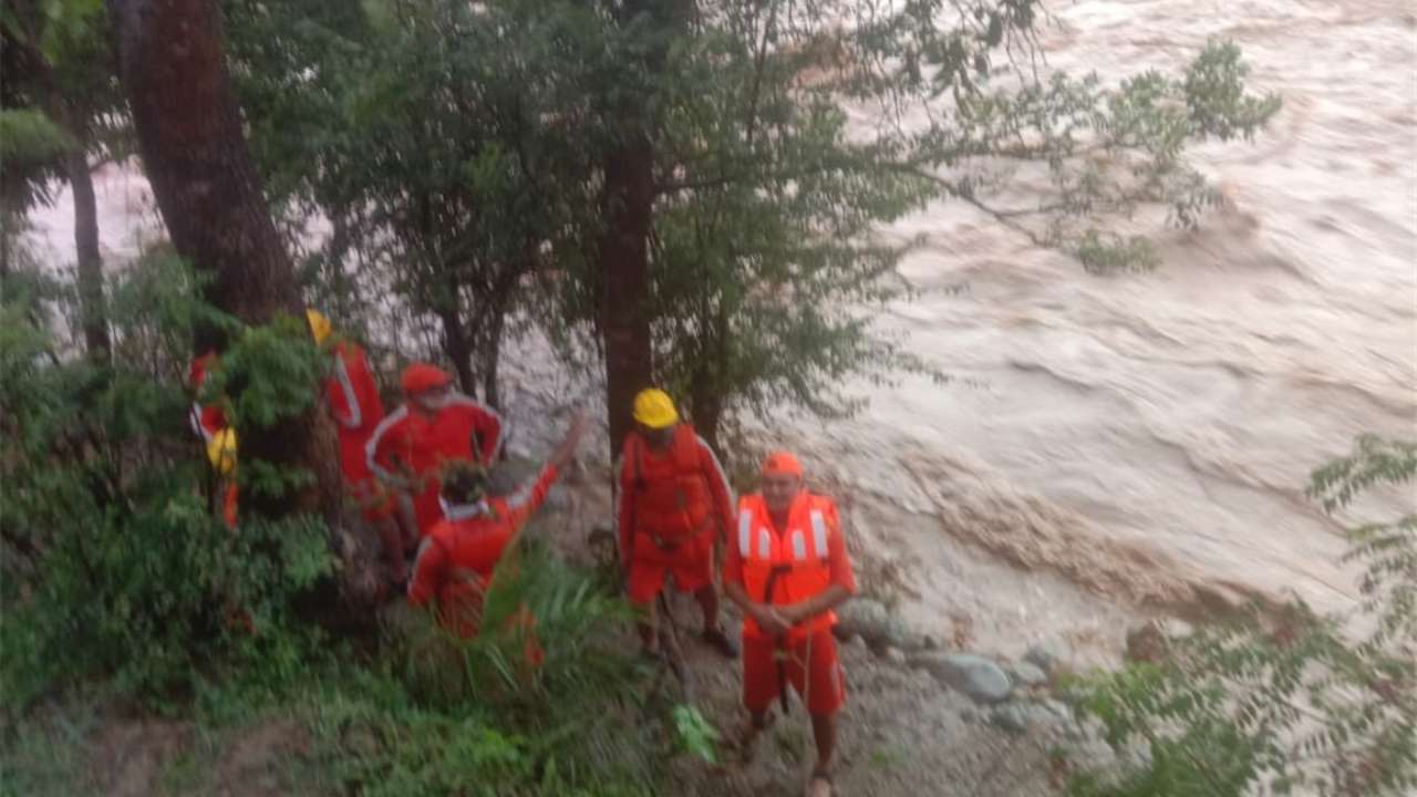 Rescue operations underway in Himachal's Kangra after landslides, floods