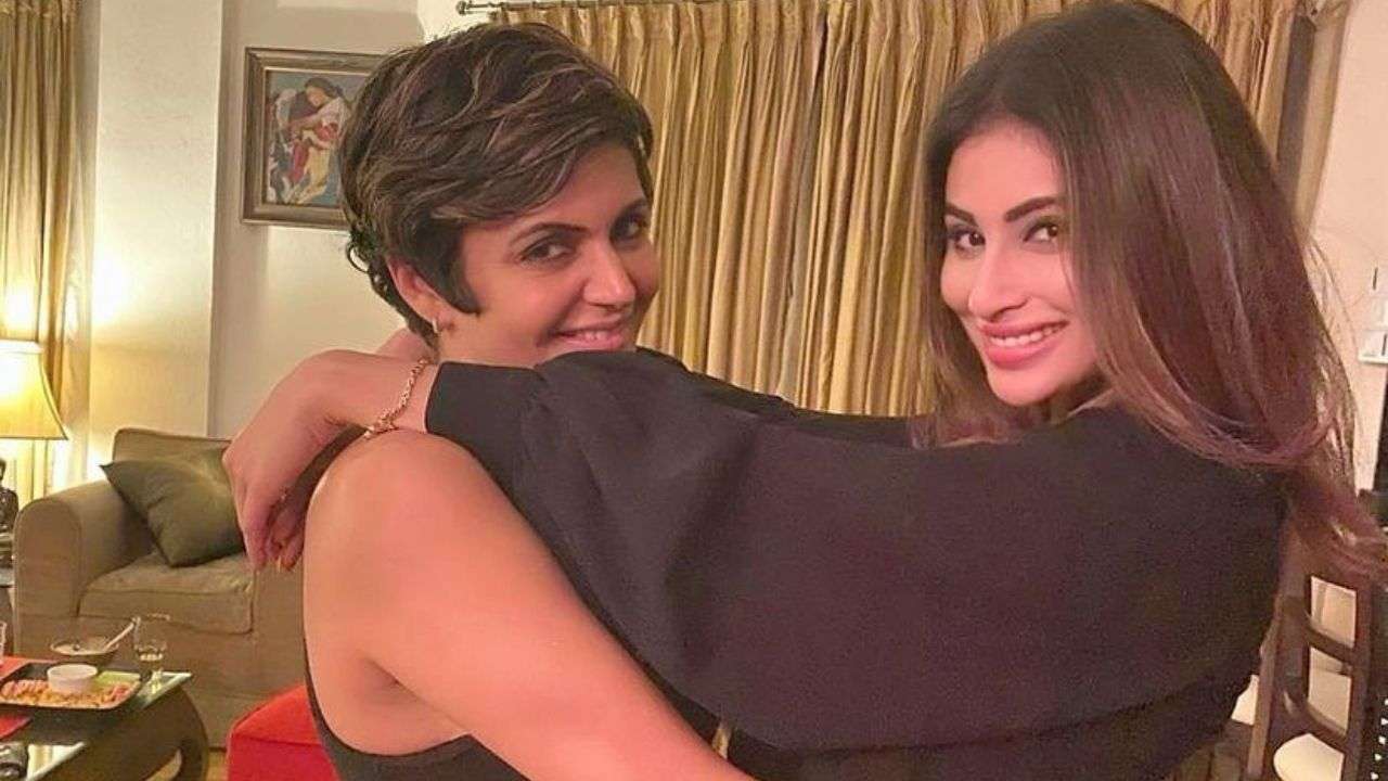 Mouni Roy shares heartwarming pictures with Mandira Bedi after Raj Kaushal's death, says 'my baby strongest'