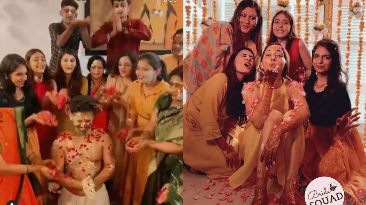 Rahul Vaidya-Disha Parmar's Haldi functions was full of desi tadka