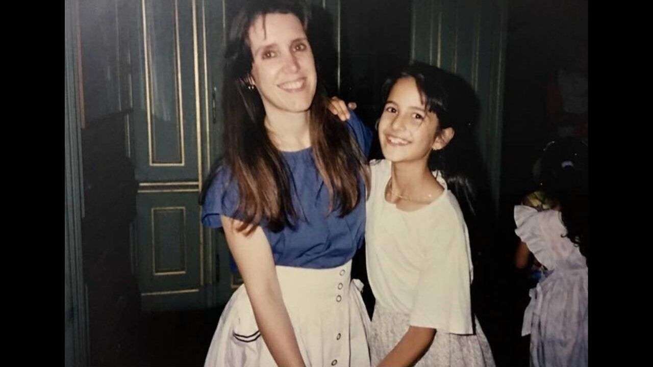 Katrina Kaif poses with her mother Suzanne Turquotte