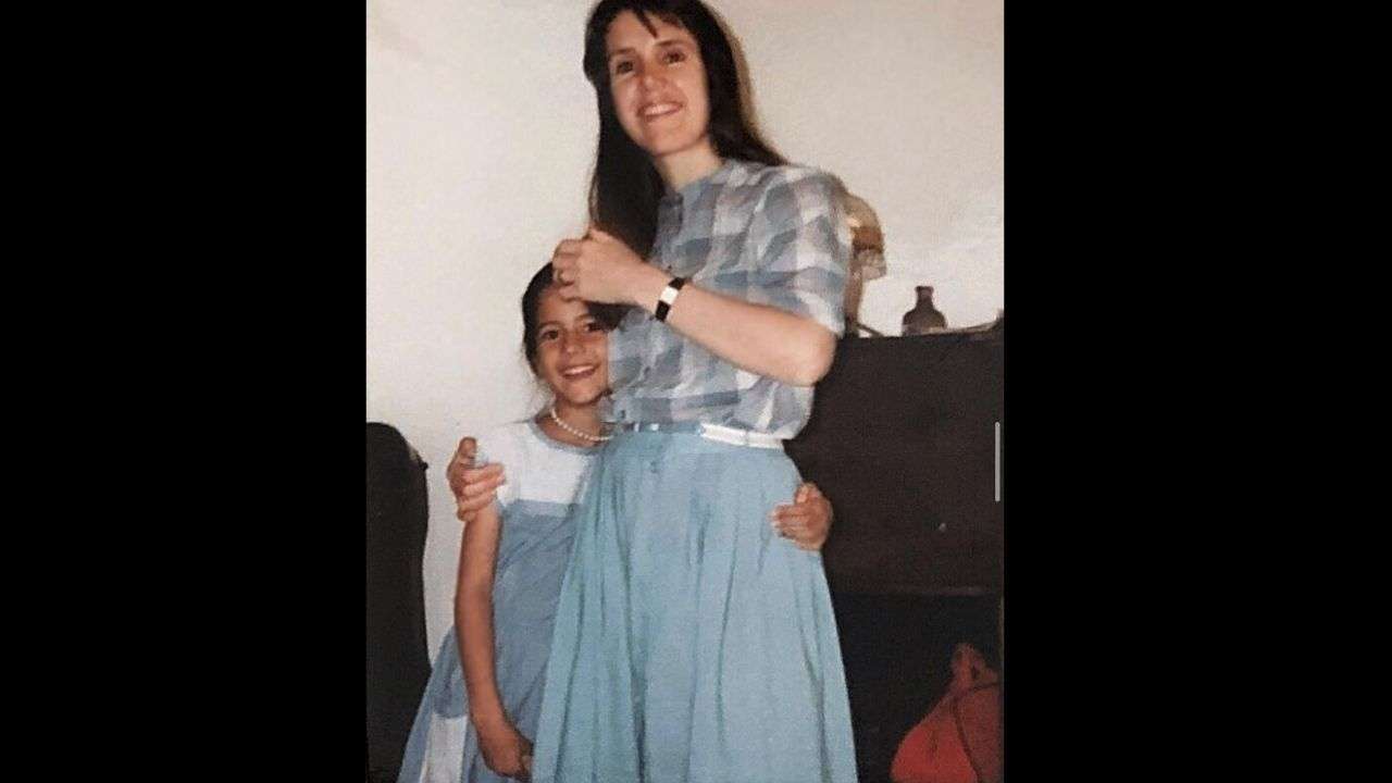 Katrina Kaif hugging her mother Suzanne Turquotte